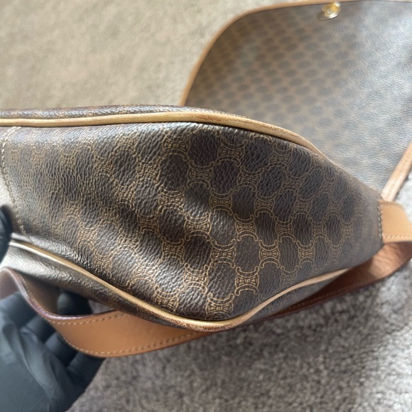 Celine Brown Macadam crossbody bag - Picture 9 of 16